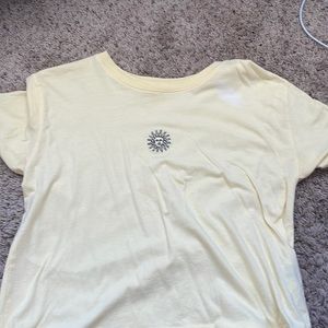 yellow hollister sun shirt